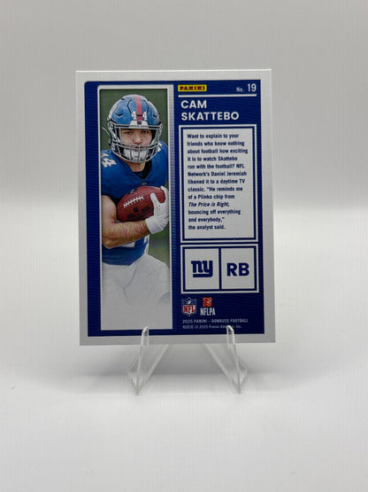 Cam Skattebo (Rookie) #19 The Rookies 2025 Panini - Donruss Football