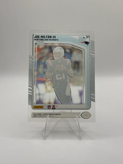 Joe Milton III Rated Rookie #97 2024 Panini - Clearly Donruss Football