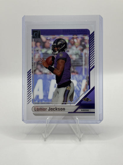 Lamar Jackson #5 2024 Panini - Clearly Donruss Football