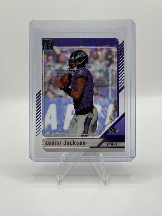 Lamar Jackson #5 2024 Panini - Clearly Donruss Football
