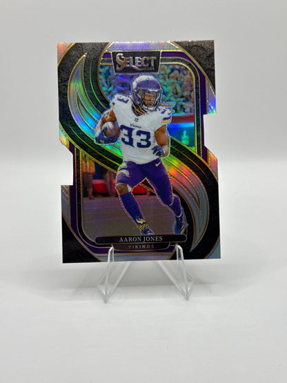 Aaron Jones #102 Silver Prizm Die-Cut