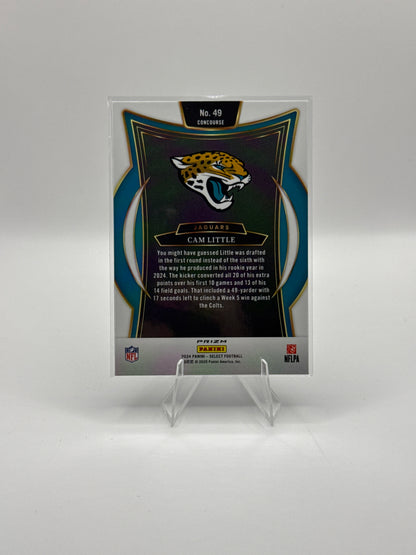 Cam Little (Rookie) #49 Red Blue Prizm Shock Concourse Level 2024 Panini - Select Football