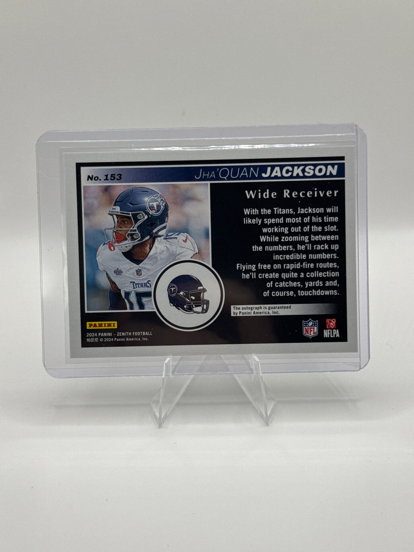 Jha’Quan Jackson (Rookie) Green Two-Minute Drill Auto #153