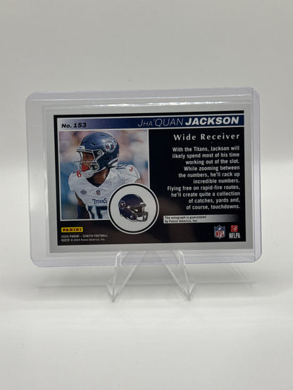 Jha’Quan Jackson (Rookie) Green Two-Minute Drill Auto #153