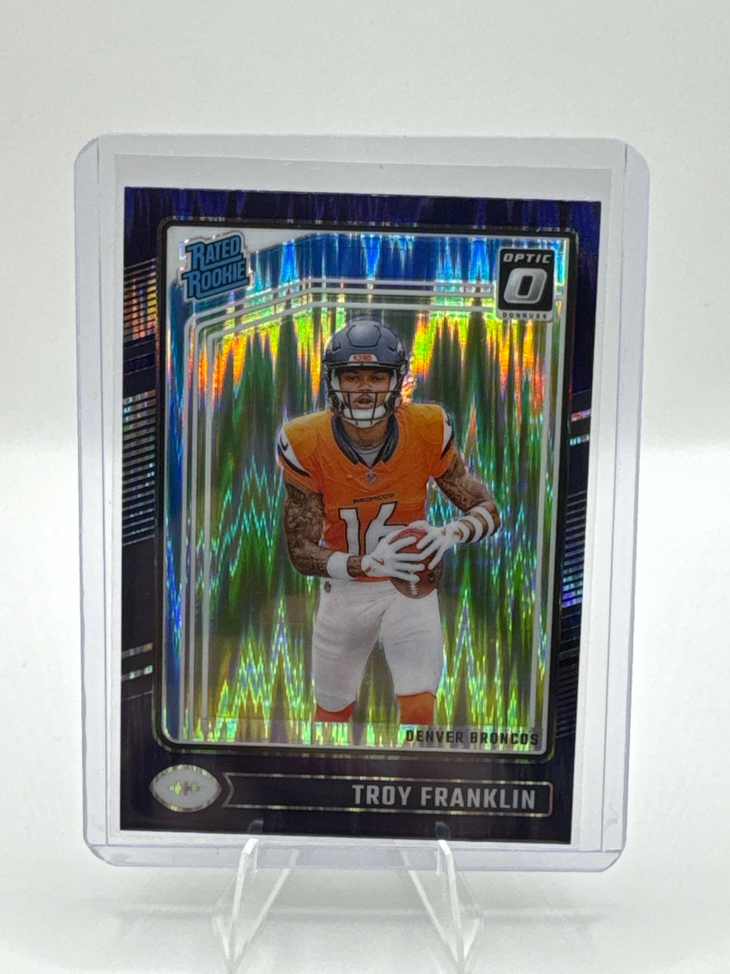 Troy Franklin (Rated Rookie) #294 Purple Shock