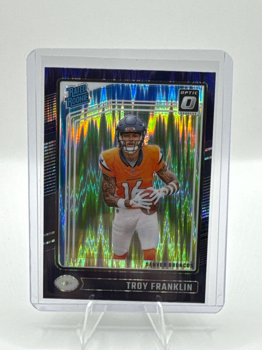 Troy Franklin (Rated Rookie) #294 Purple Shock