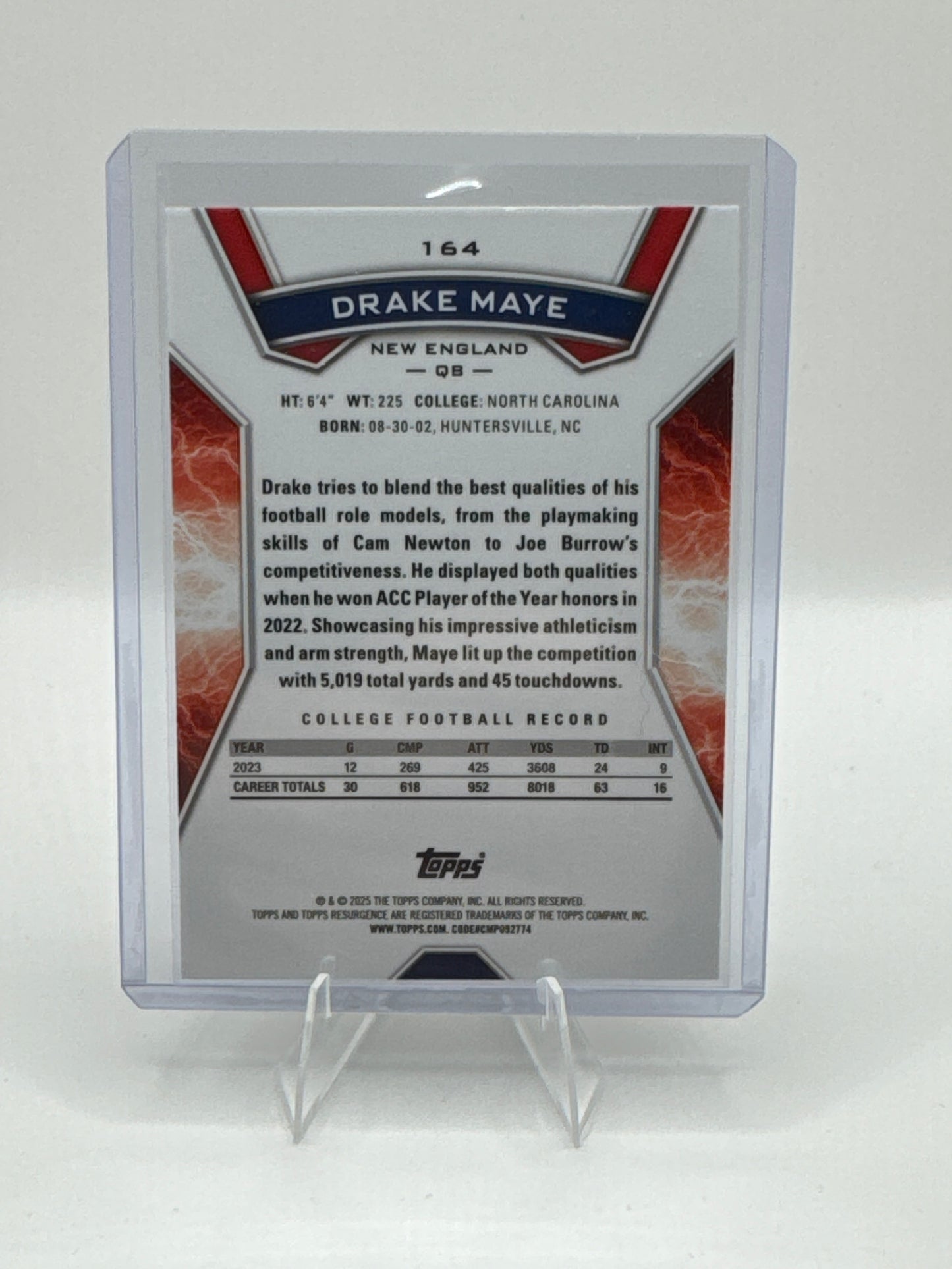 Drake Maye (Rookie) #164
