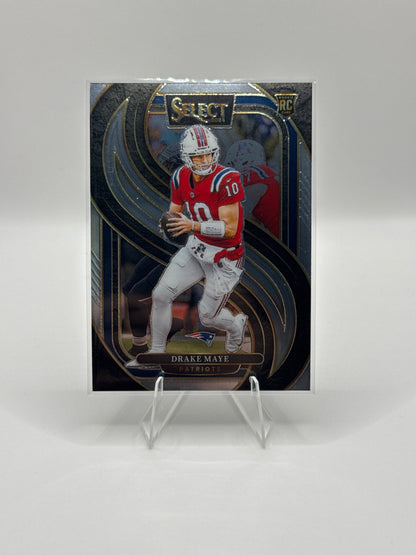 Drake Maye (Rookie) #113 Premier Level 2024 Panini - Select Football