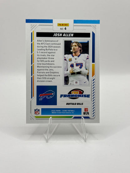 Josh Allen #4 The Franchise 2025 Score Football