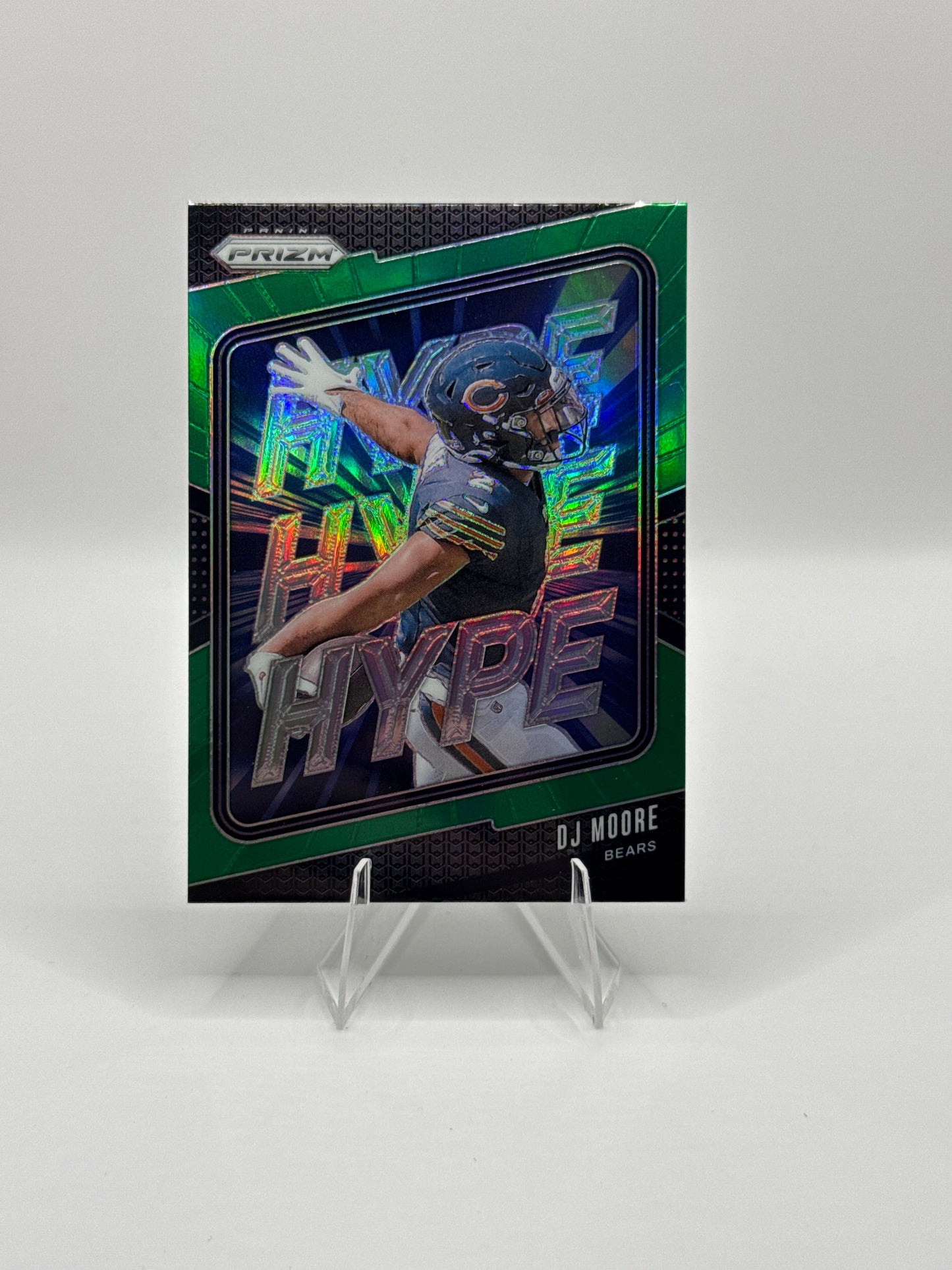 DJ Moore #15 Green Hype 2024 Panini - Prizm Football