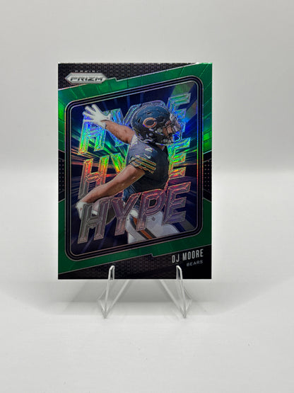 DJ Moore #15 Green Hype 2024 Panini - Prizm Football