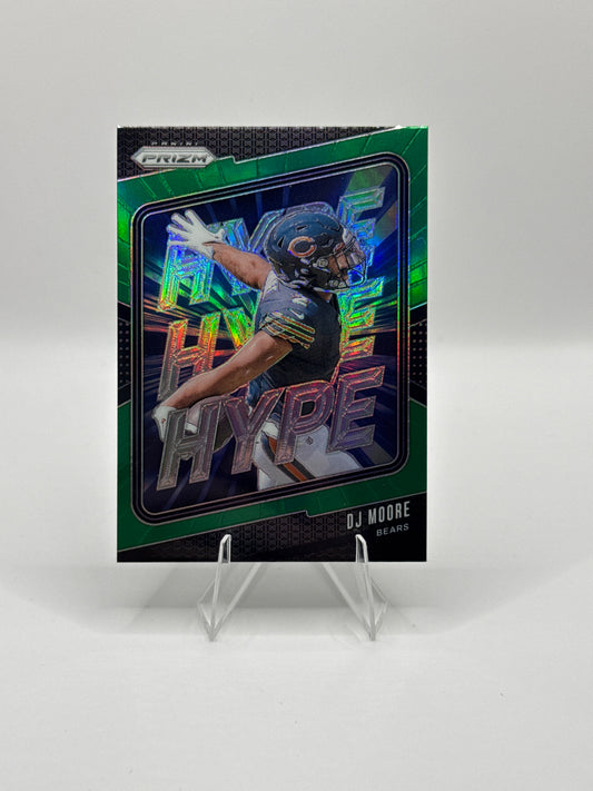 DJ Moore #15 Green Hype 2024 Panini - Prizm Football