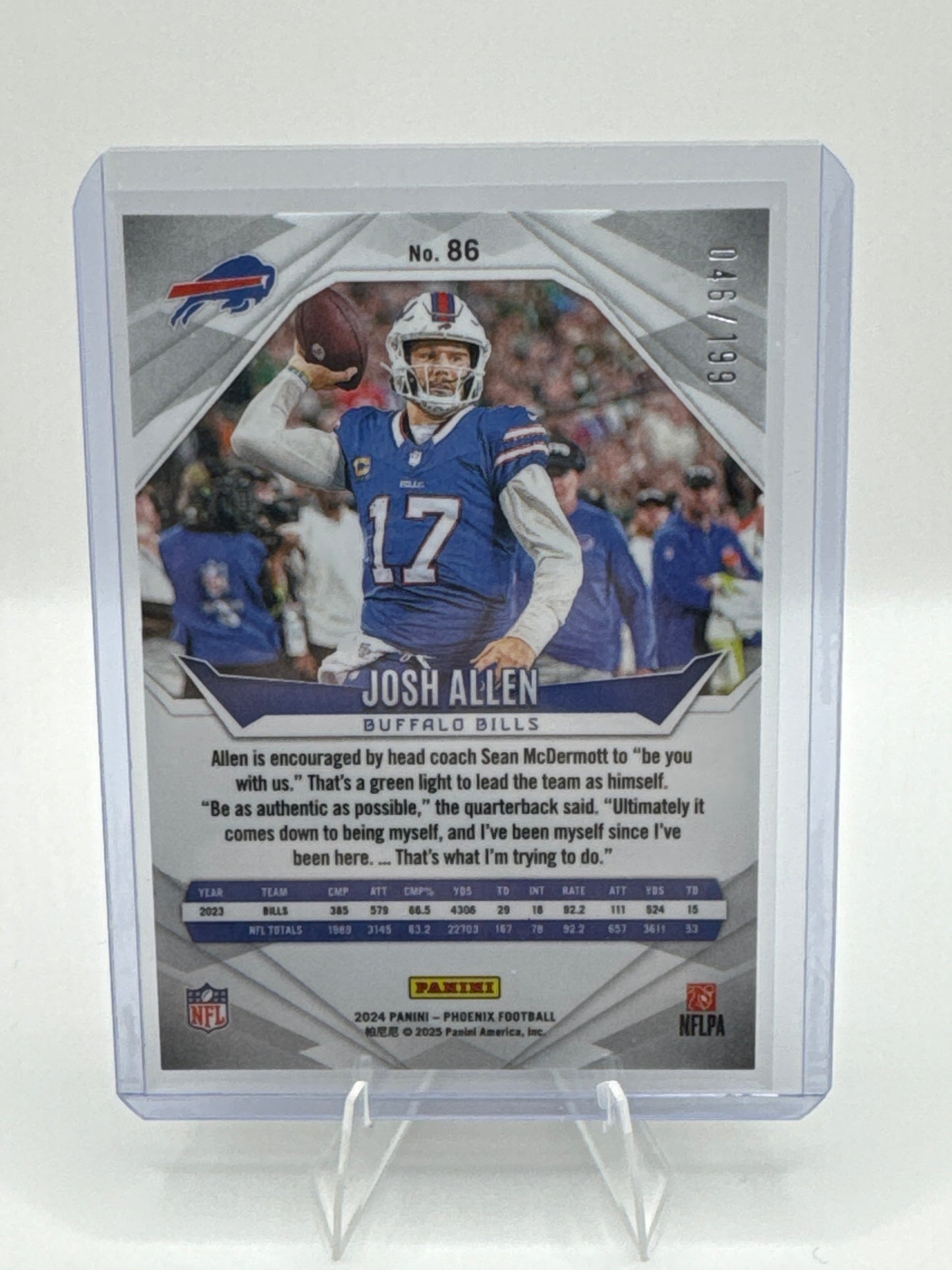 Josh Allen Red Lazer