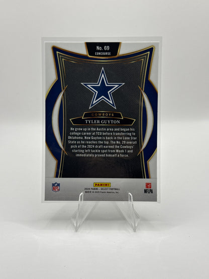 Tyler Guyton (Rookie) #69 Concourse Level 2024 Panini - Select Football