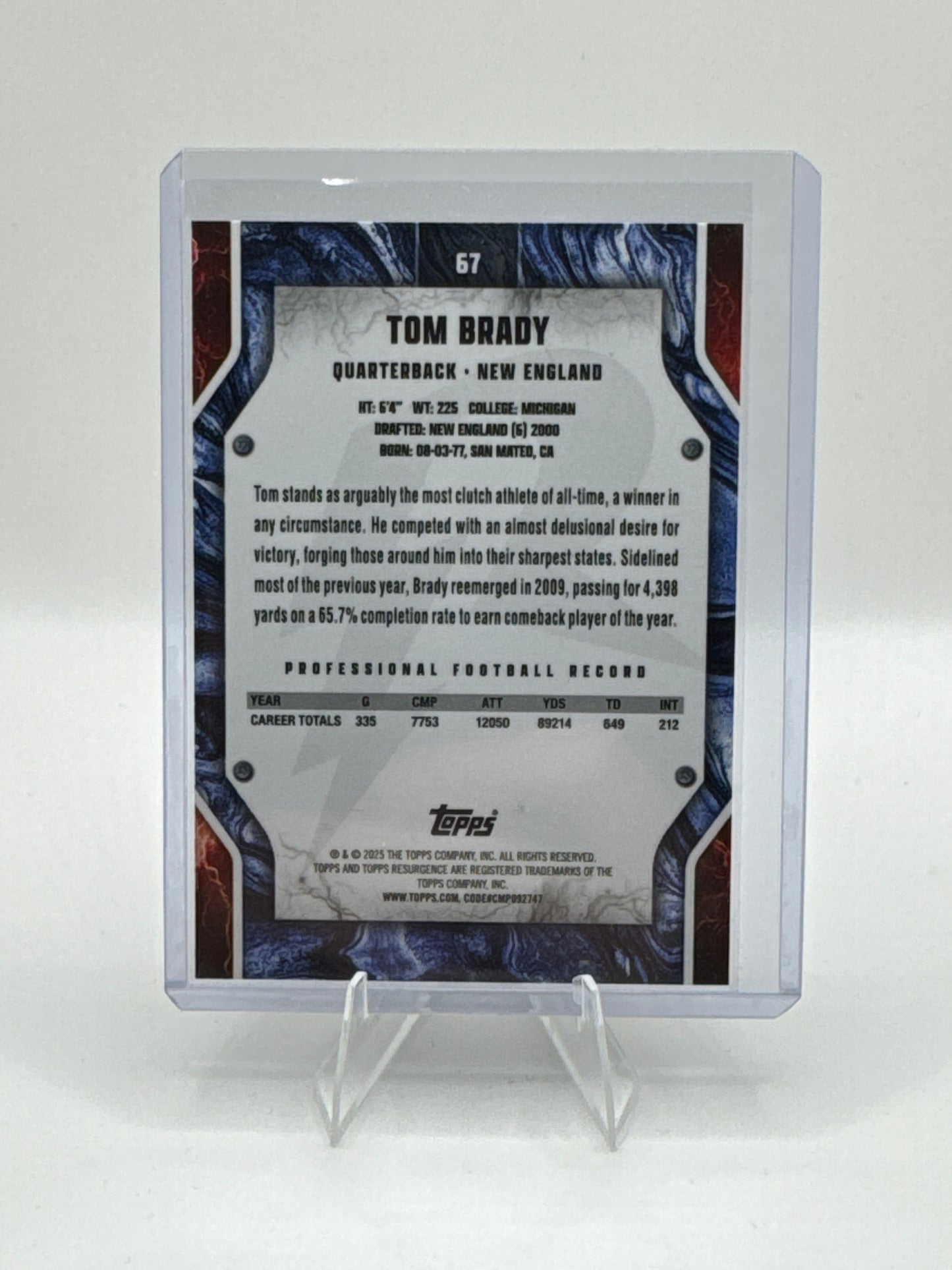 Tom Brady #67 Refractor