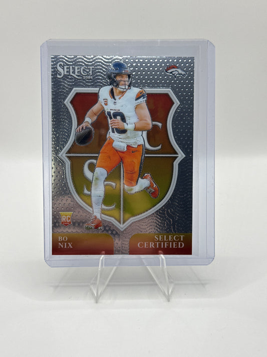 Bo Nix (Rookie) #4 Select Certified