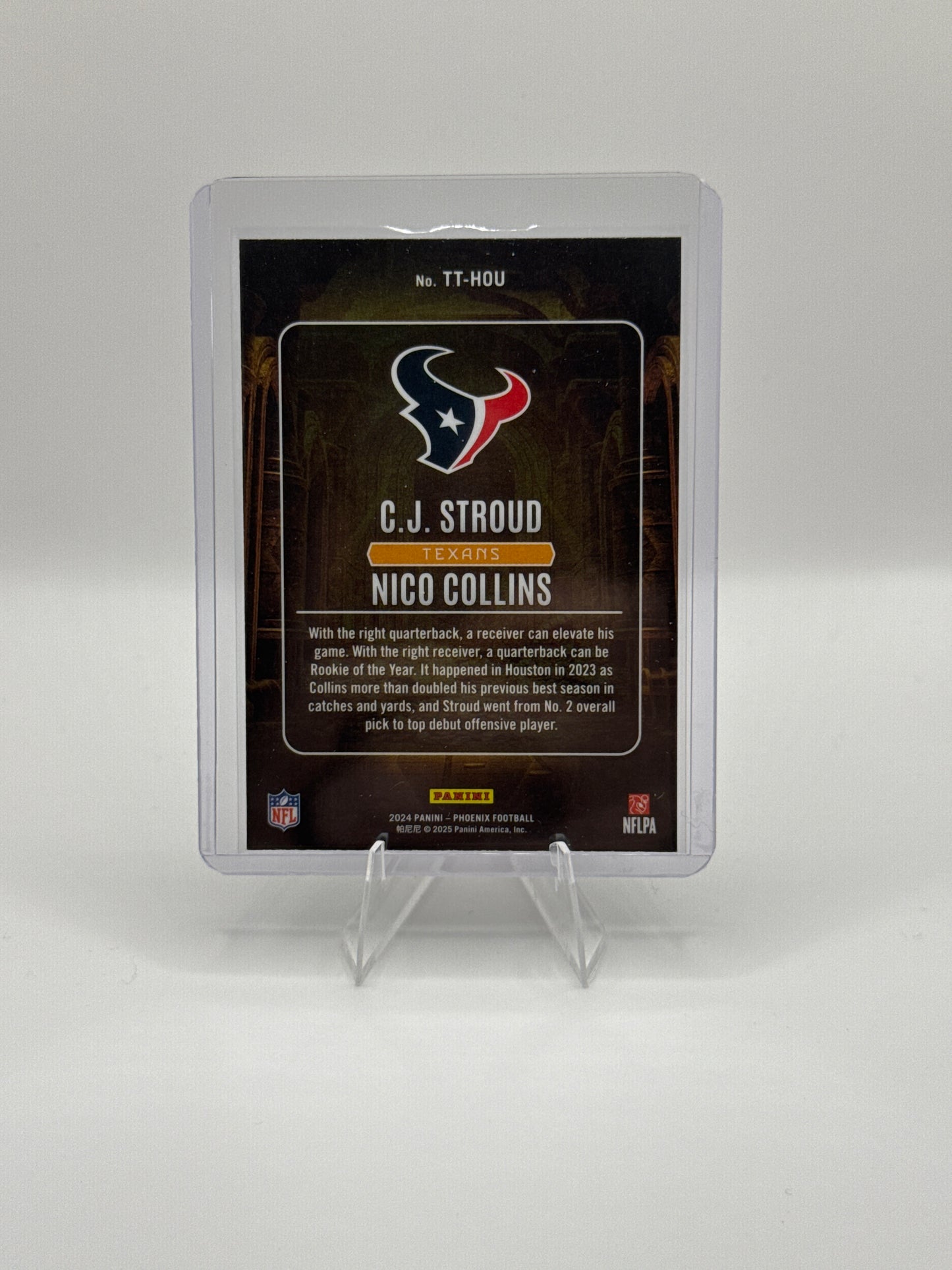 C.J. Stroud/Nico Collins Treasured Tandems #TT-HOU Purple