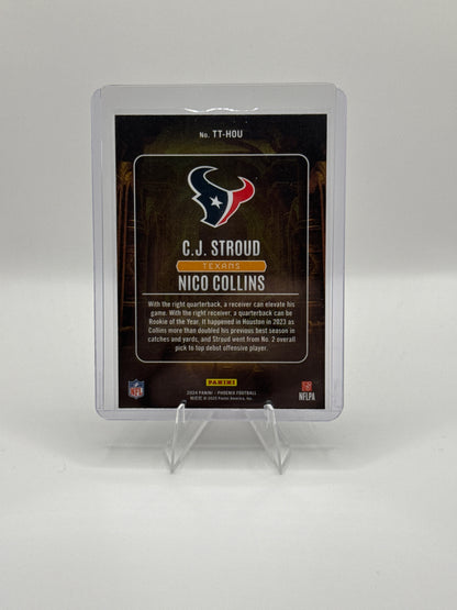 C.J. Stroud/Nico Collins Treasured Tandems #TT-HOU Purple