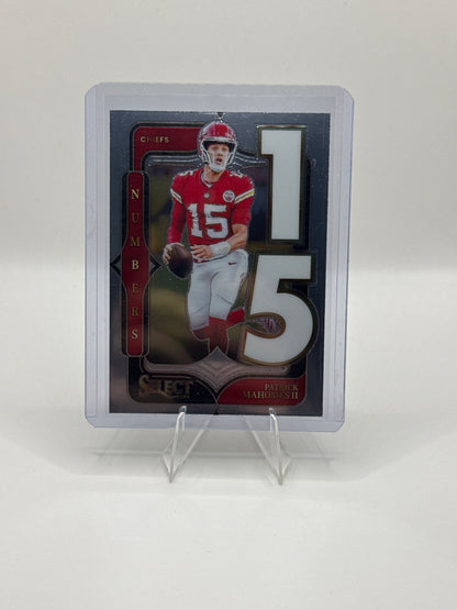 Patrick Mahomes #9 Numbers 2024 Panini - Select Football