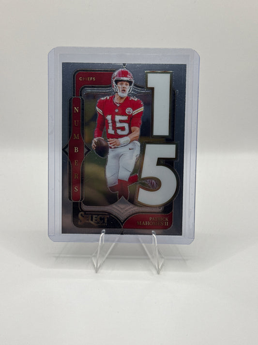 Patrick Mahomes #9 Numbers 2024 Panini - Select Football