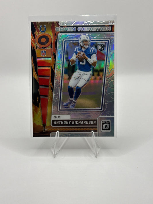 Anthony Richardson (Rookie) #CR-AN Chain Reaction 2023 Panini - Donruss Optic Football