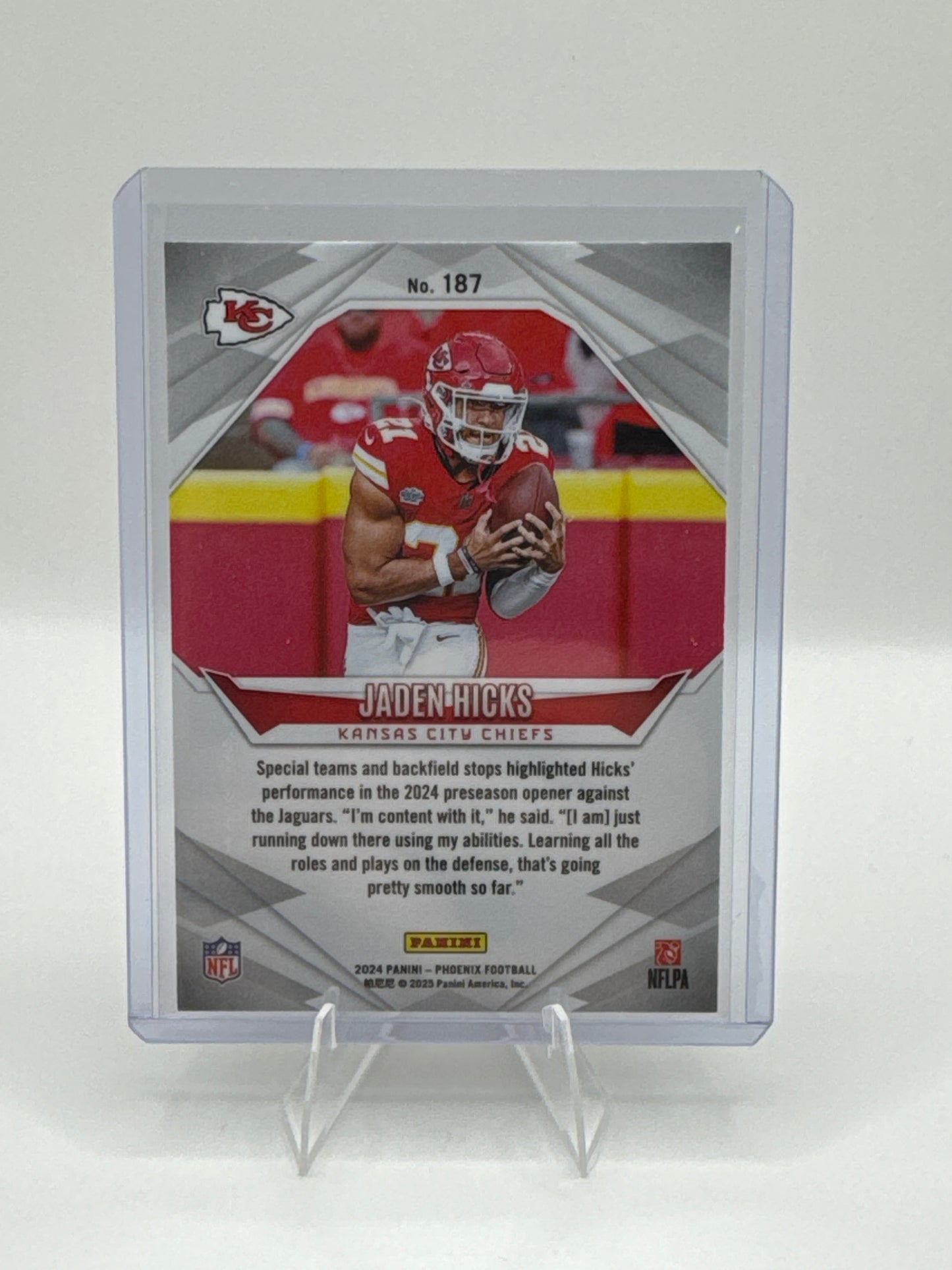 Jaden Hicks Rookie #187 Phoenix Lazer