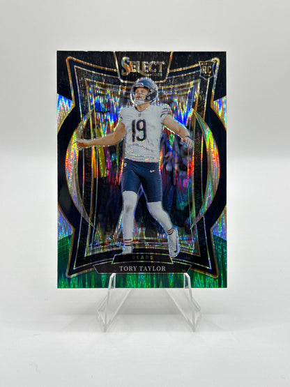 Tory Taylor (Rookie) #1 Green Black Prizm Shock Concourse Level 2024 Panini - Select Football