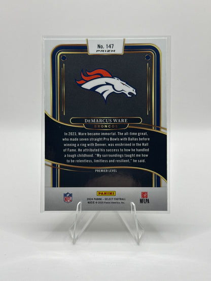 Demarcus Ware #147 Yellow Red Prizm Shock Premier Level