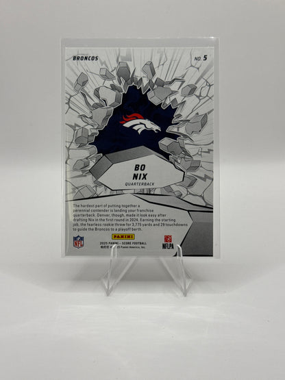 Bo Nix #5 Emerged 2025 Panini - Score