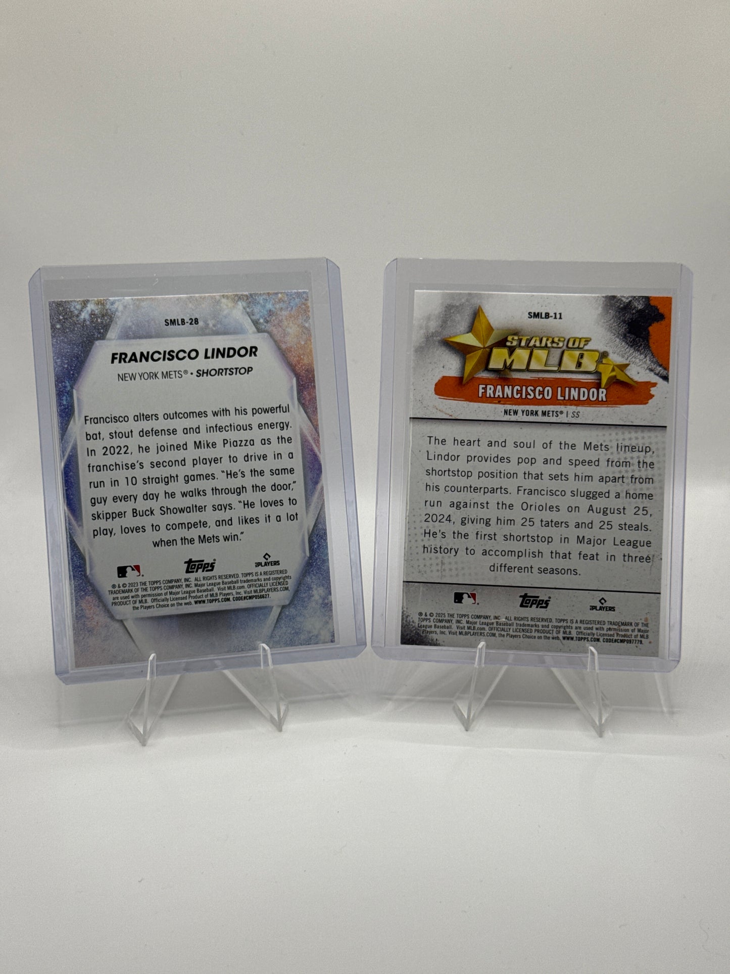 Francisco Lindor Stars of MLB 2023 and 2025