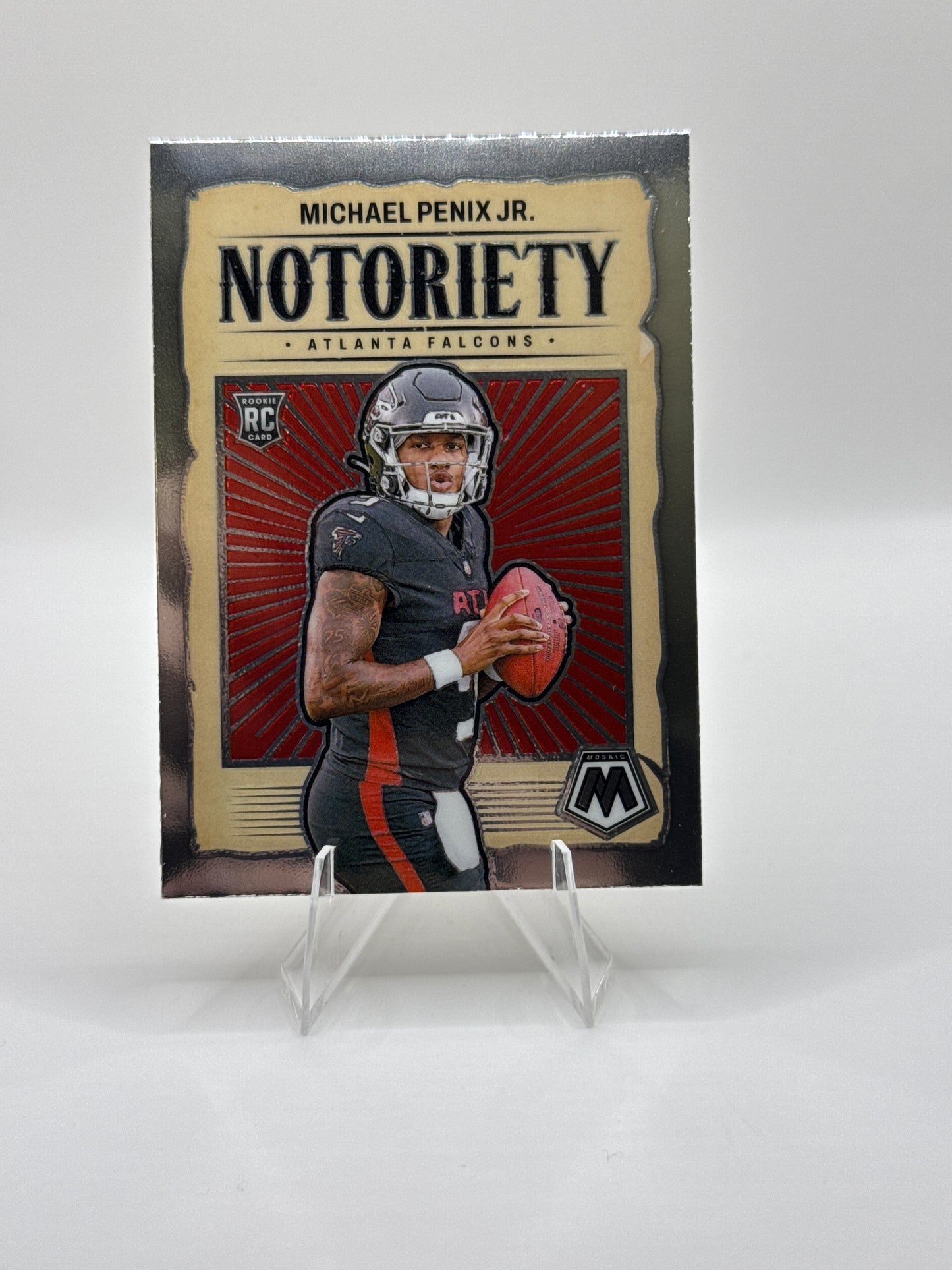 Michael Penix Jr. (Rookie) #20 Notoriety 2024 Panini - Mosaic Football