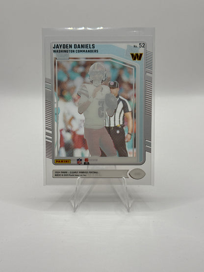 Jayden Daniels Rated Rookies #52 2024 Clearly Donruss Football