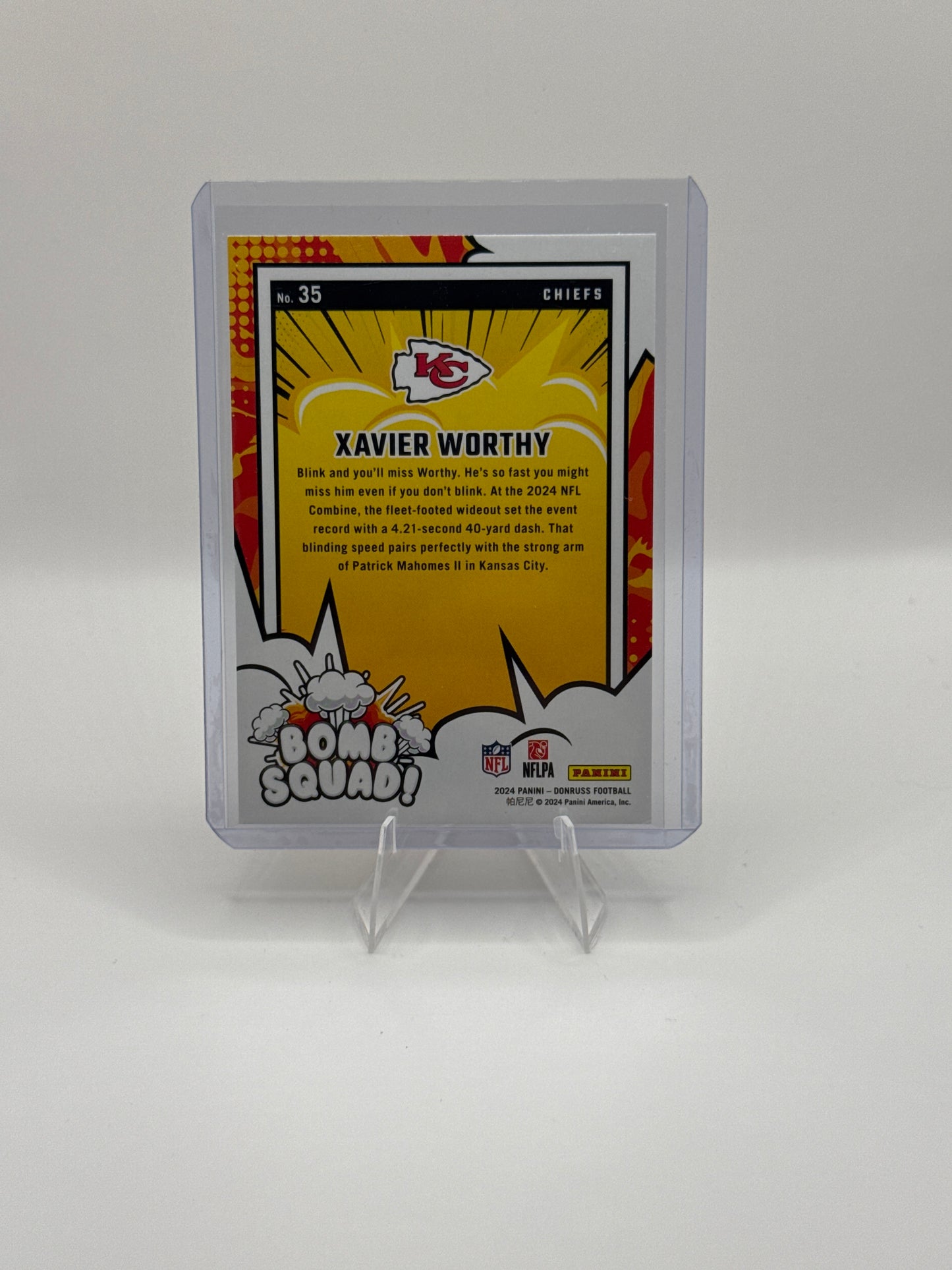 Xavier Worthy (Rookie) #35 Bomb Squad