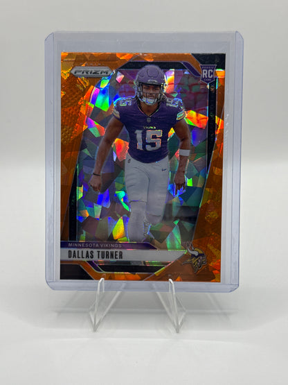 Dallas Turner (Rookie) #324 Orange Ice 2024 Panini - Prizm