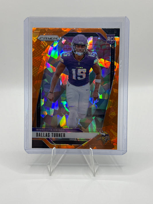 Dallas Turner (Rookie) #324 Orange Ice 2024 Panini - Prizm