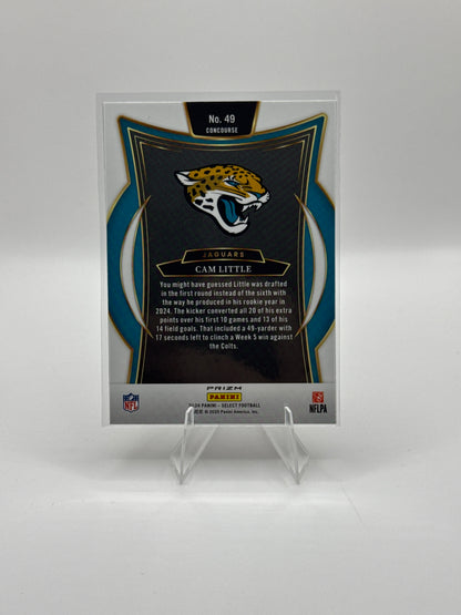 Cam Little (Rookie) #49 Red Black Prizm Shock Concourse Level 2024 Panini - Select Football