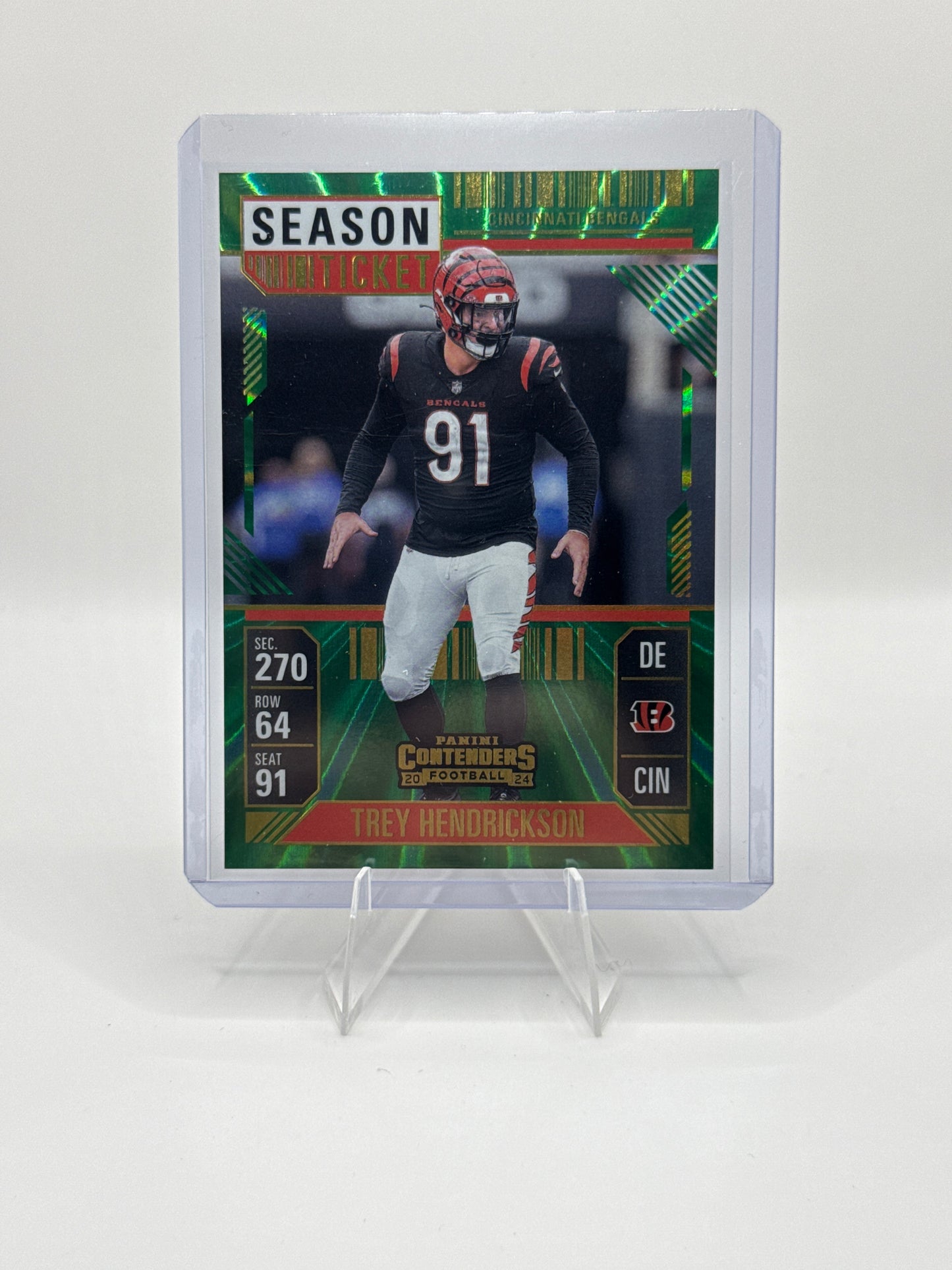 Trey Hendrickson #19 Green Season Ticket