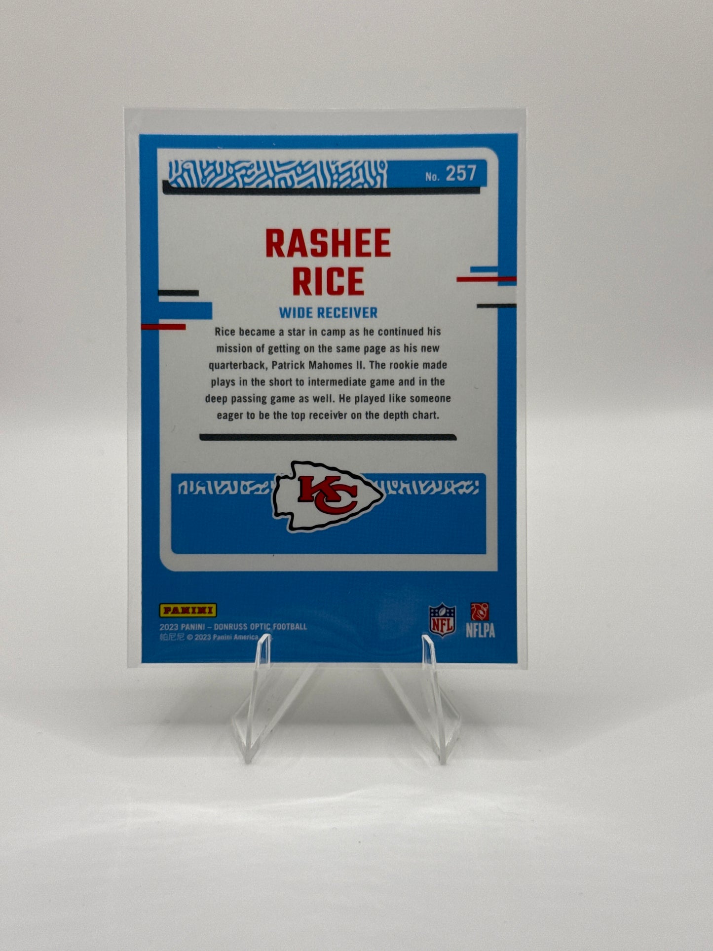 Rashee Rice Rated Rookie #257