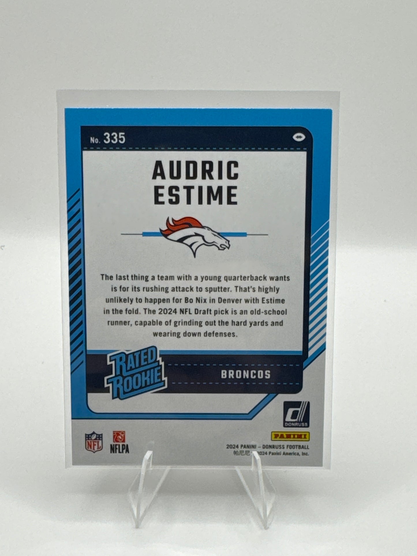 Audric Estime (Rated Rookie) #335