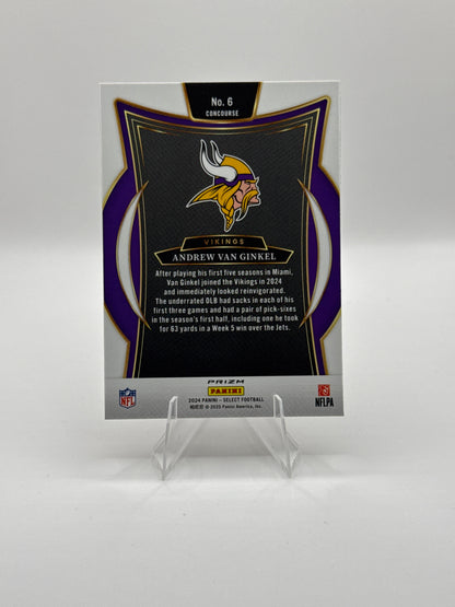 Andrew Van Ginkel #6 Black Red Prizm Shock Concourse Level