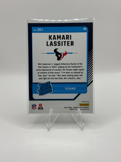Kamari Lassiter Rated Rookie #261 Purple Shock