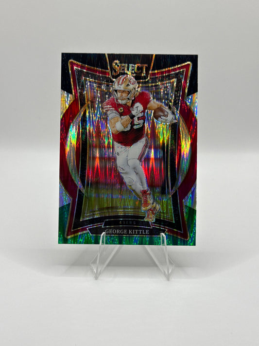 George Kittle #58 Green Black Prizm Shock Concourse Level