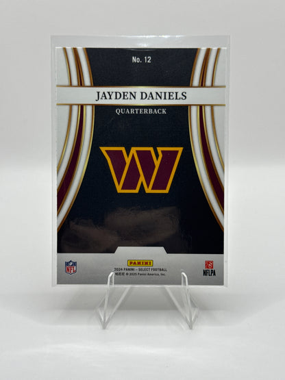 Jayden Daniels (Rookie) #12 Turbocharged 2024 Panini - Select Football