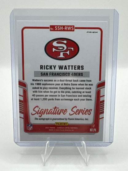 Ricky Watters Holo Autograph