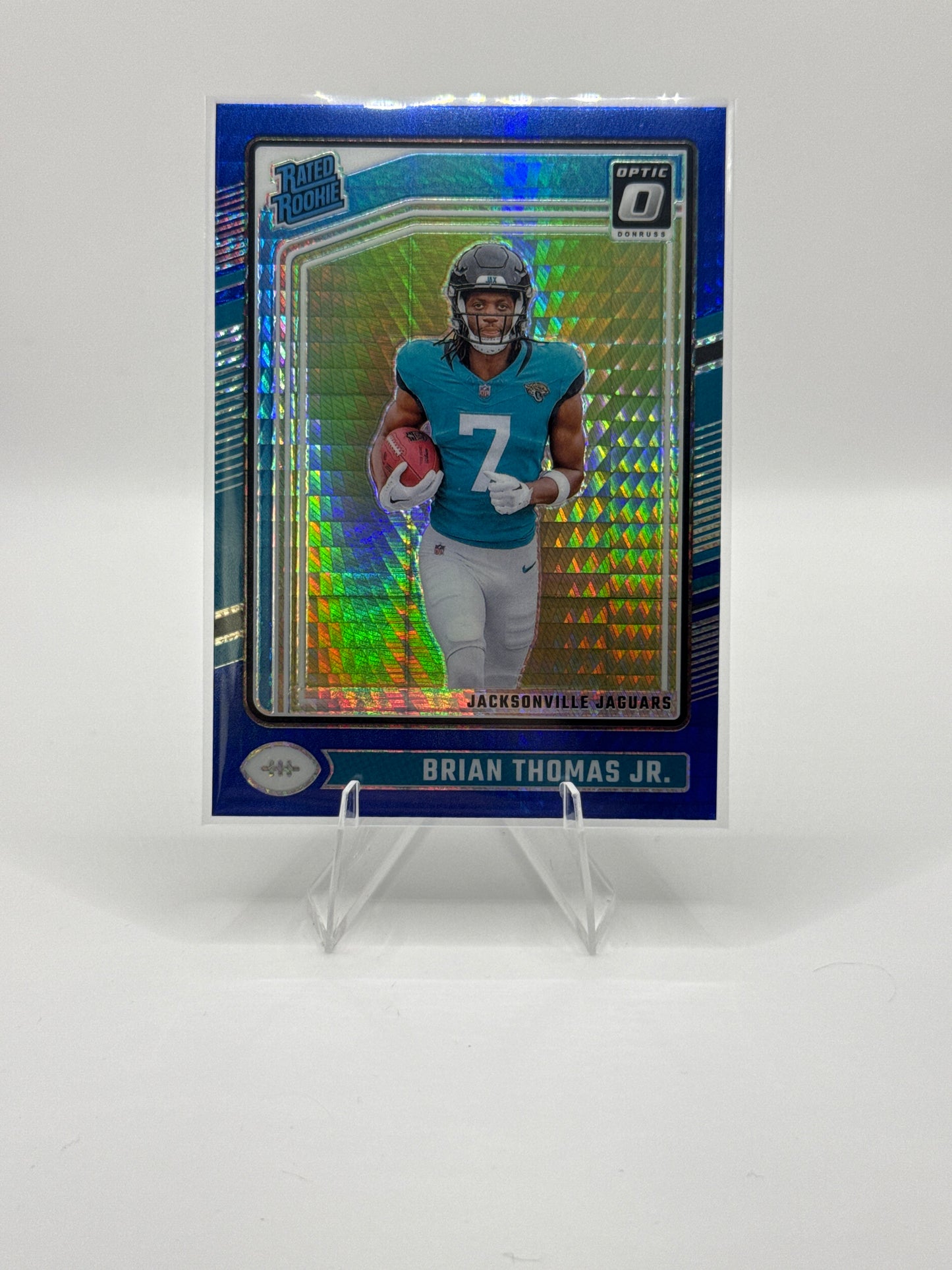 Brian Thomas Jr. Rated Rookie 214 Blue Hyper