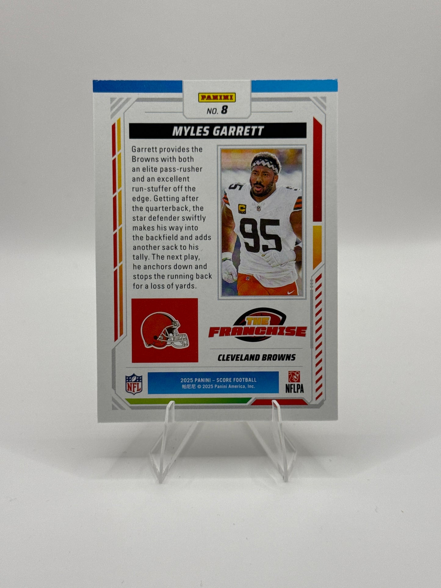 Myles Garrett #8 The Franchise 2025 Score Football