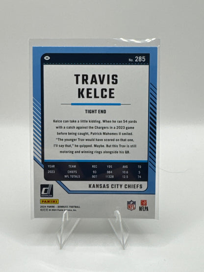Travis Kelce #285 Green Press-Proof