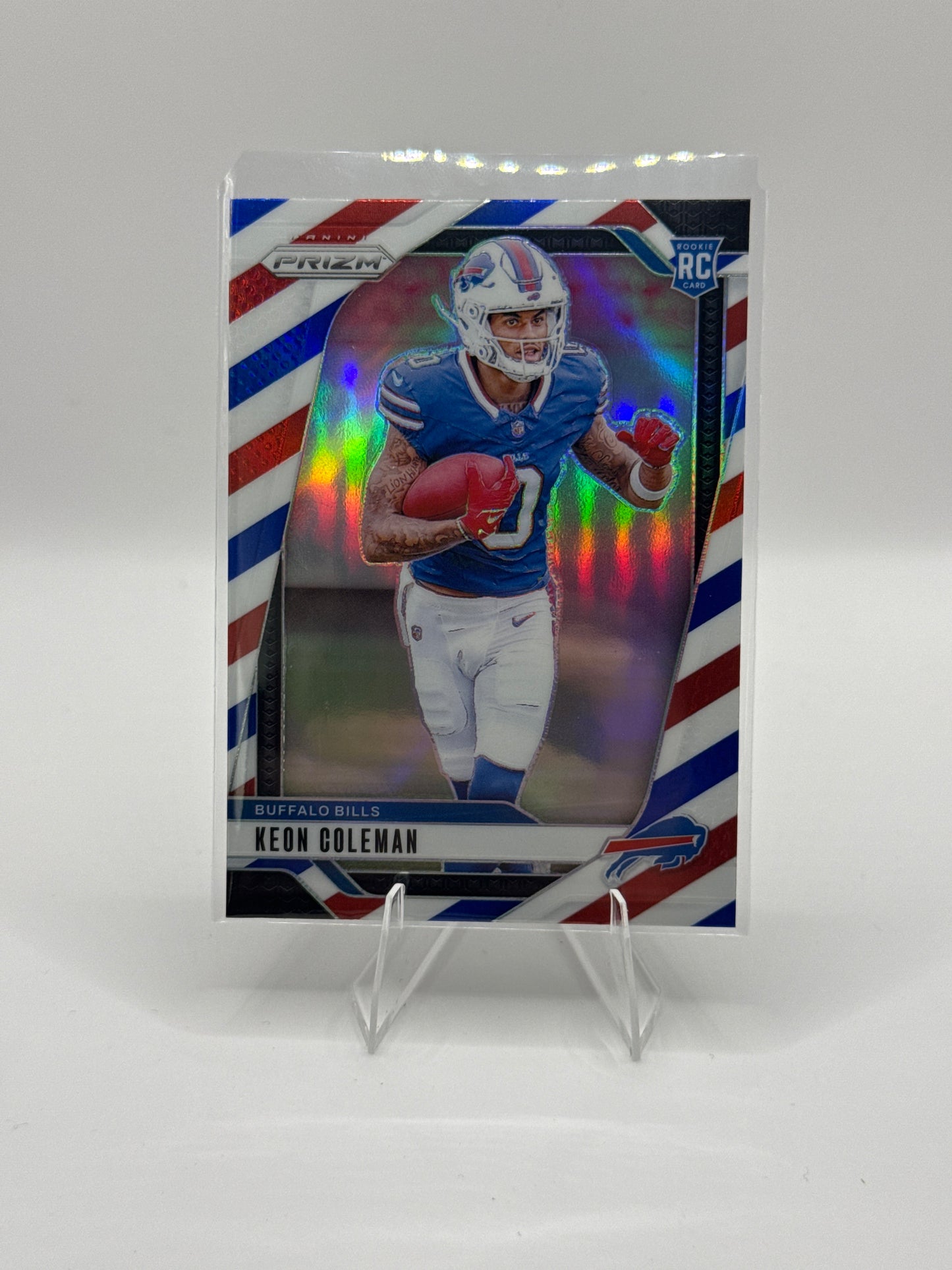 Keon Coleman (Rookie) #362 Red White and Blue - Color Match