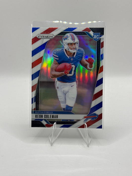 Keon Coleman (Rookie) #362 Red White and Blue - Color Match
