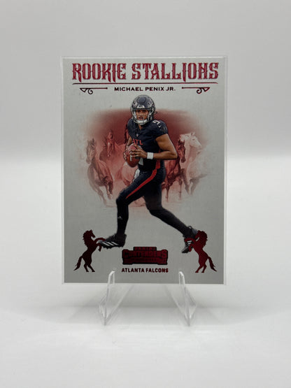 Michael Penix Jr. (Rookie) #10 Red Rookie Stallions - Color Match
